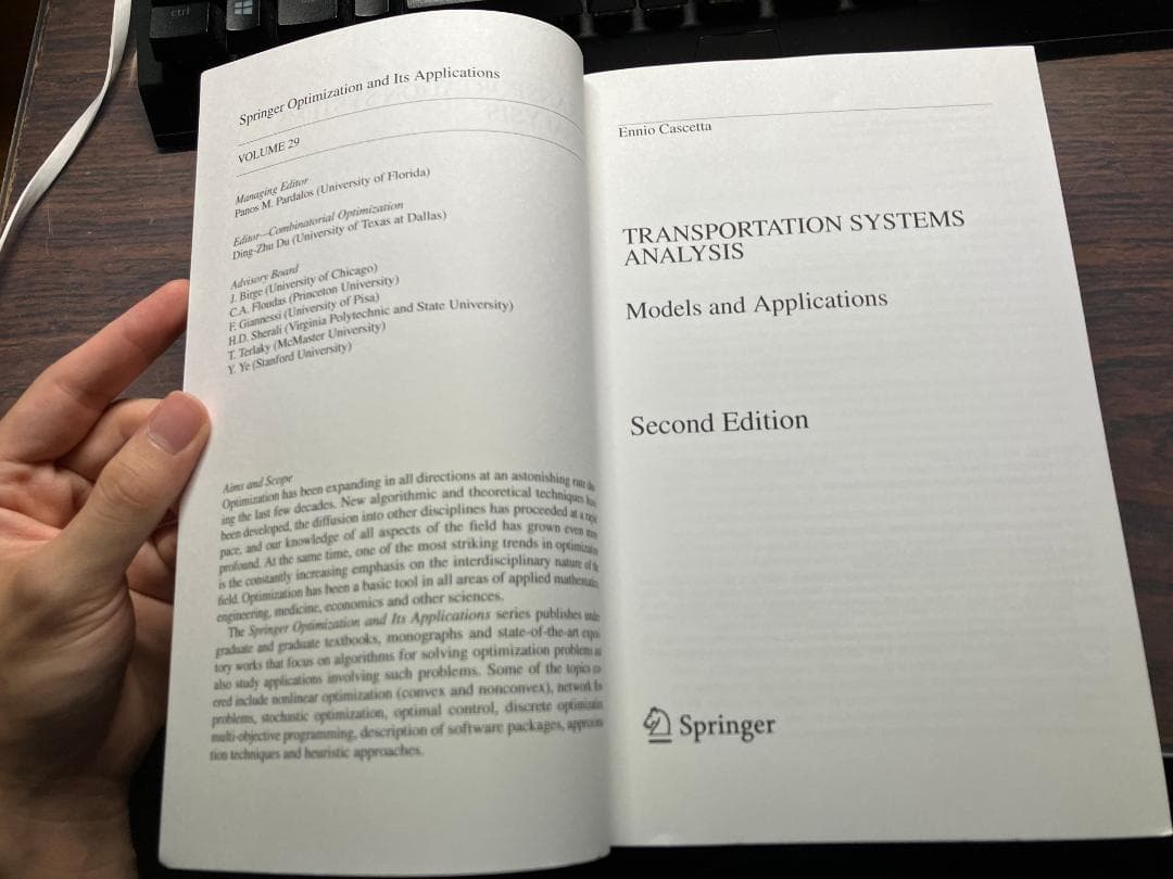洋書 Transportation Systems Analysis 2nd Edit