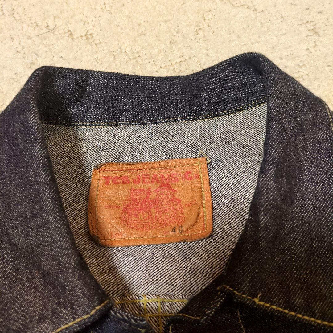 【希少美品】TCBジーンズ 大戦モデル 40s / サイズ40 赤タブ