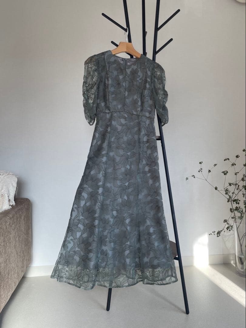 【★kiiTn★】美品 AIMER チュール レース パーティー ドレス