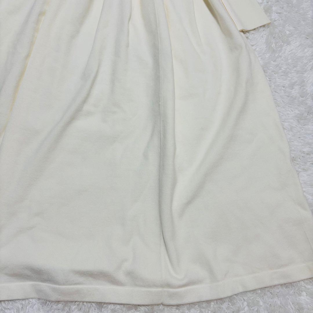 23100円未使用タグ付き　ラブティックボンボンパワショルロングニットワンピース