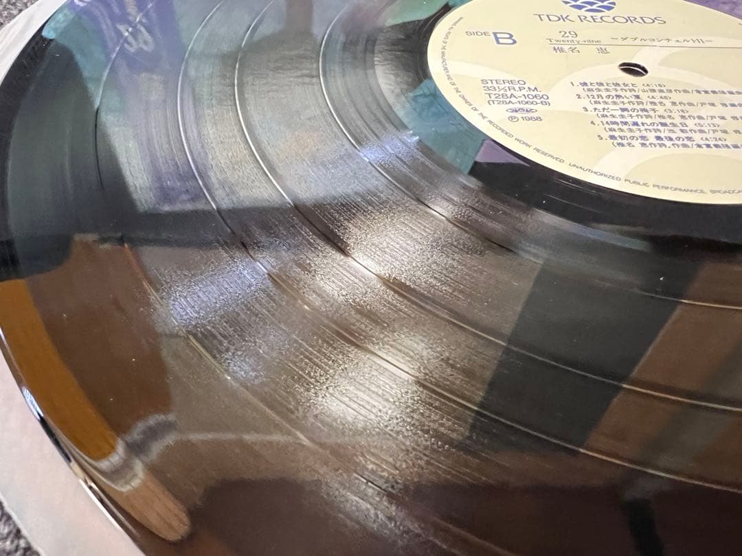 LP邦楽　椎名恵 29 Twenty-nine T28A-1060 帯付1988