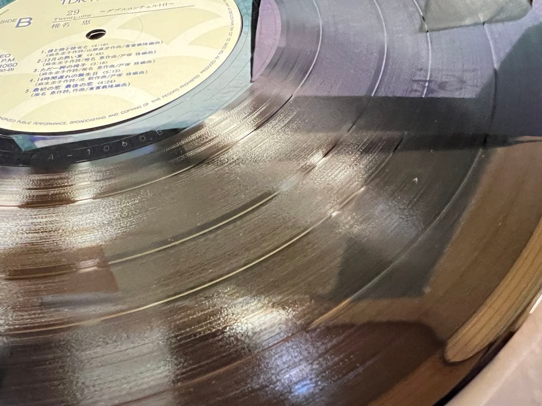 LP邦楽　椎名恵 29 Twenty-nine T28A-1060 帯付1988