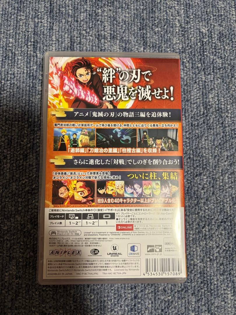 Switch 鬼滅の刃 ヒノカミ血風譚2 付録1つ付き