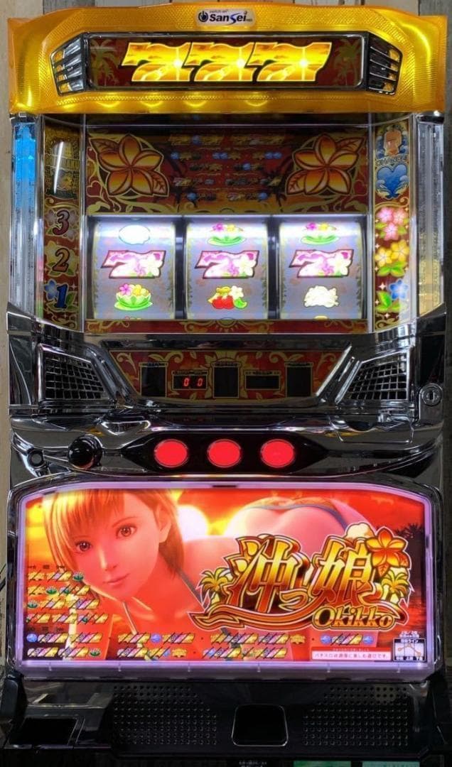 【パチスロ実機】サンセイR＆D★S沖っ娘25【不要機付】