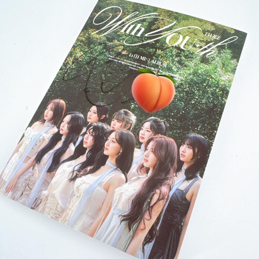 TWICE With YOU-th サイン入りアルバム サイン CD モモ