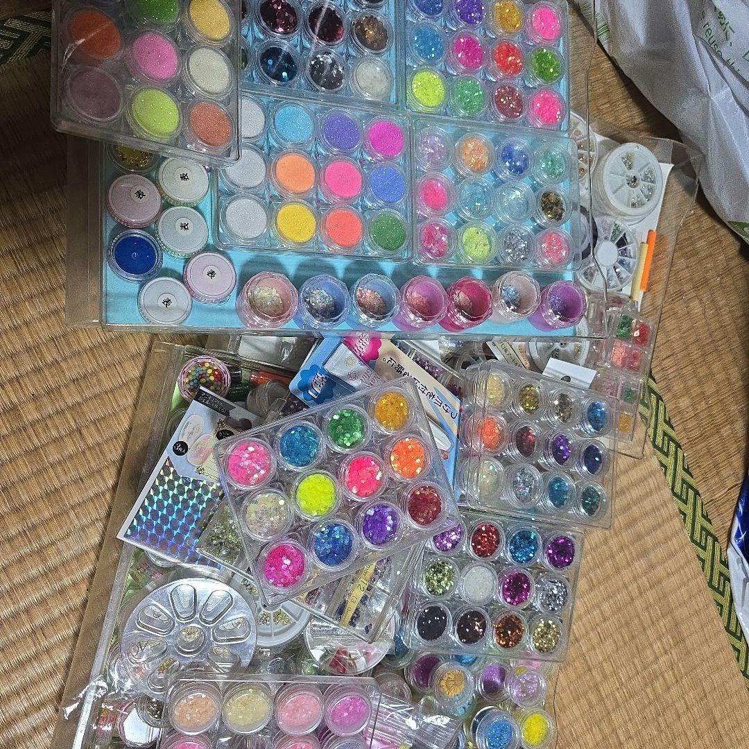 ネイル ラメパウダー、色々 大量