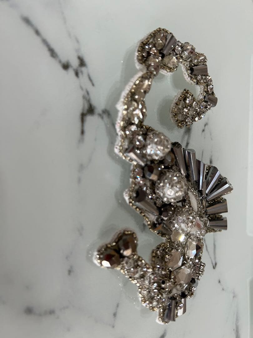 激レア max mara ブローチ シルバー クリスタル タツノオトシゴ ベア