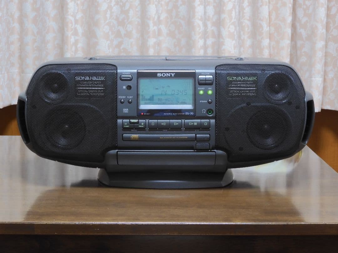 SONY ソナホーク ZS-70 バブルラジカ CDラジカセ