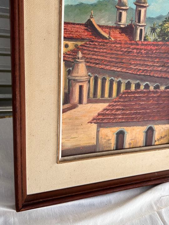 ◆油絵　Eloy Arcas  直筆◆A-3447