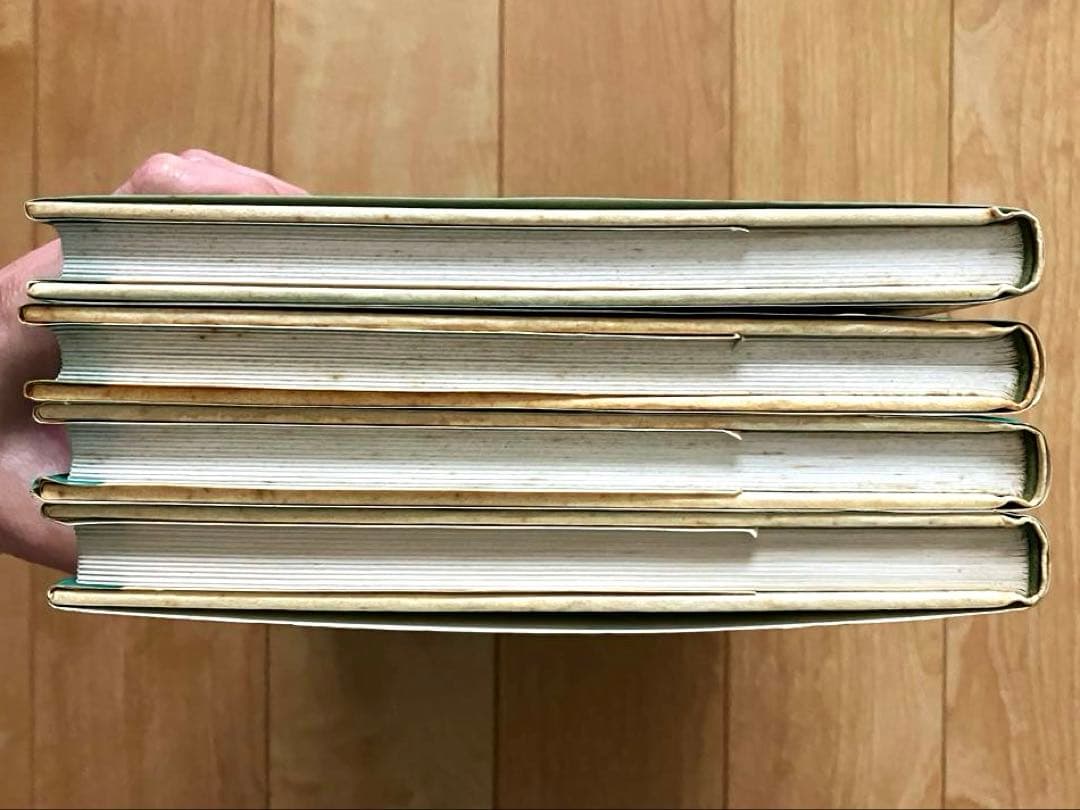 日本野生ラン花譜　全4巻　高橋勝雄　毎日新聞社　昭和62年発行