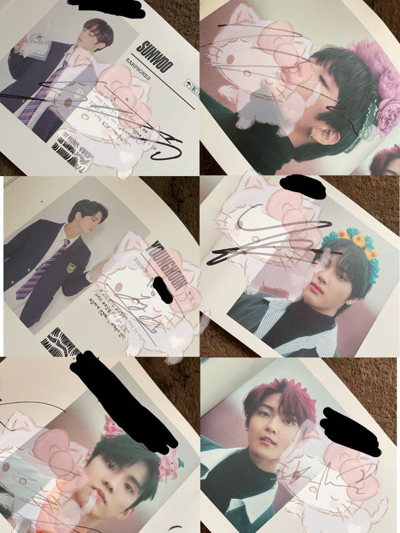 THE BOYZ 直筆サイン　アルバム　ポストイット　トレカ