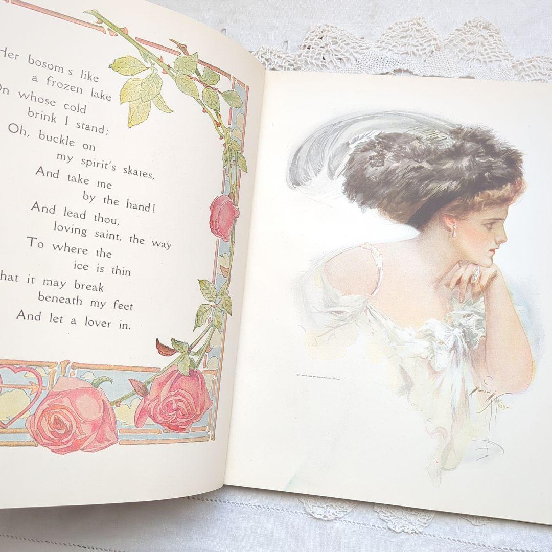 稀少1909年アンティーク 画集 洋書 絵本 児童書 ヴィクトリアン ヴンテージ