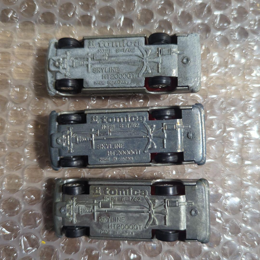 トミカ 21 ハコスカ HT2000gt 1D 1E 1Fホイール 3台セット