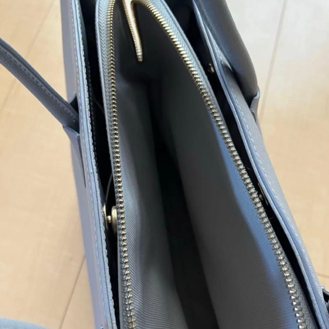 FURLA テッサ トートバッグ 水色　A4サイズ対応