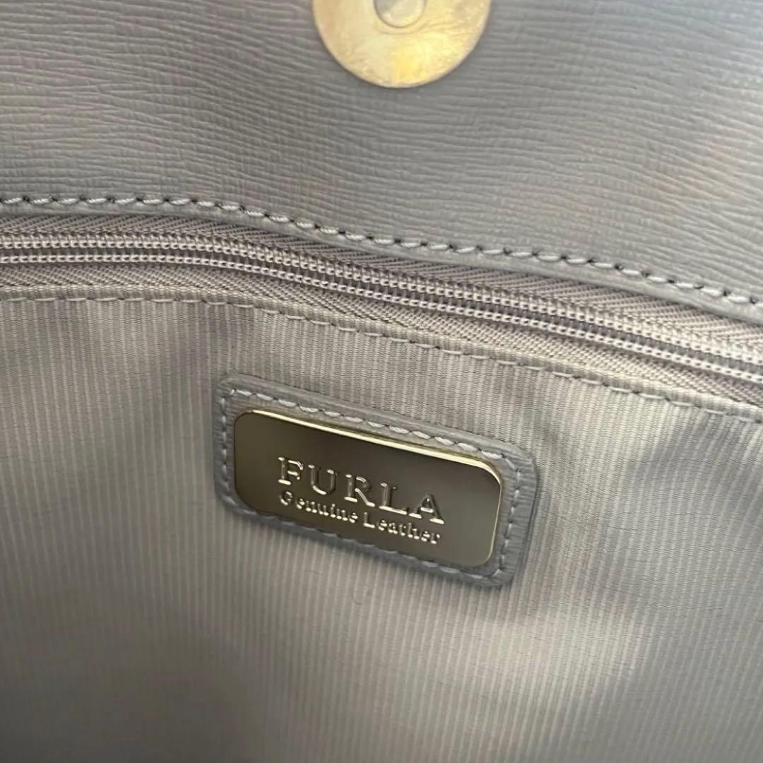 FURLA テッサ トートバッグ 水色　A4サイズ対応