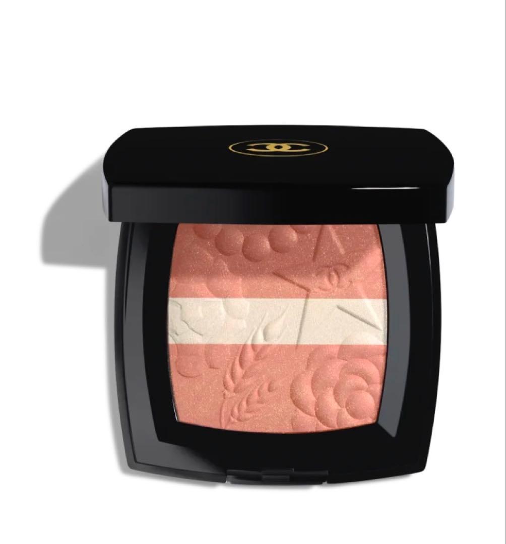 【ほぼ新品】ホリデー限定★CHANEL 998チーク&ハイライト　ブラシ付き