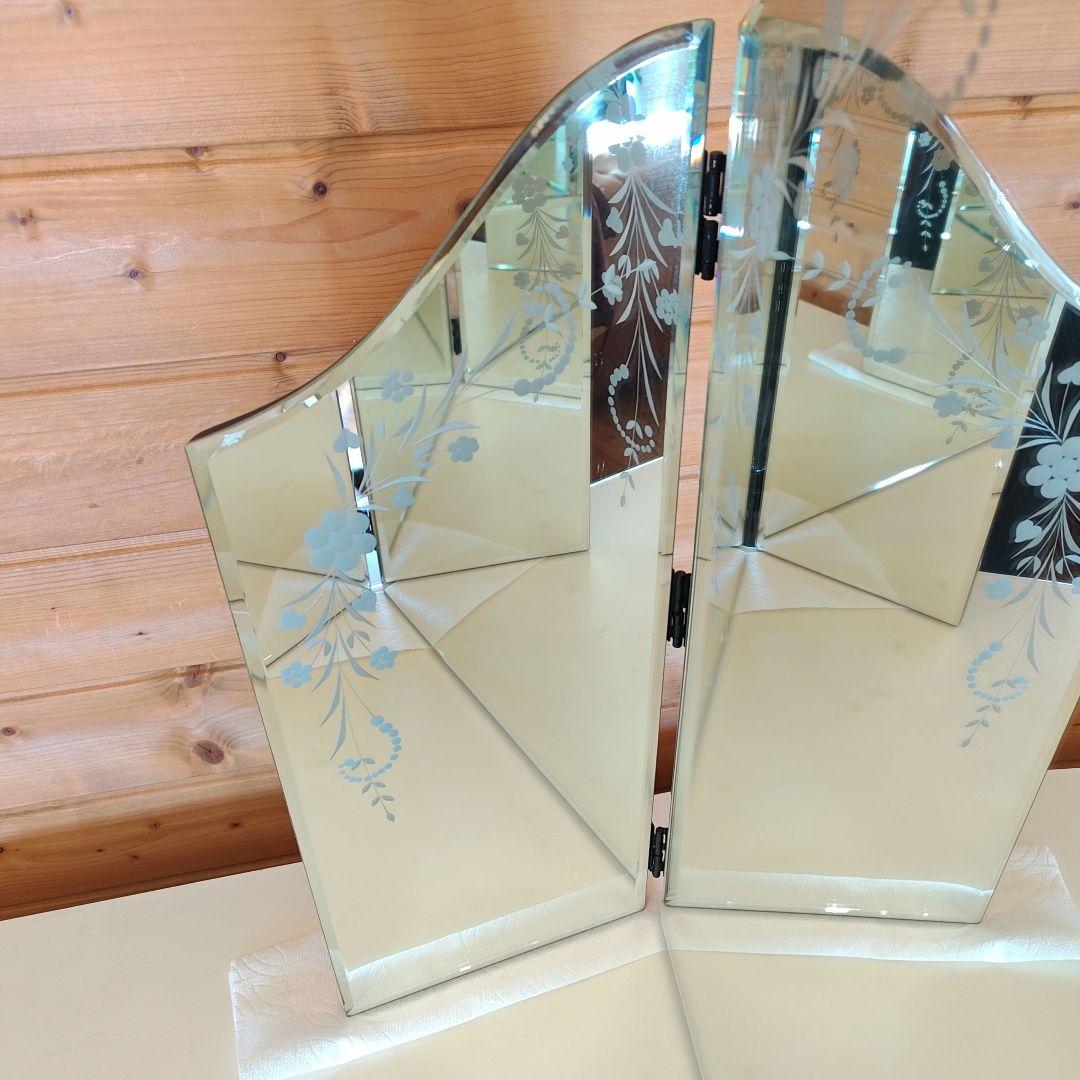 希少 ローラアシュレイ ベネチアン 三面鏡 ドレッサー 鏡台 廃盤モデル