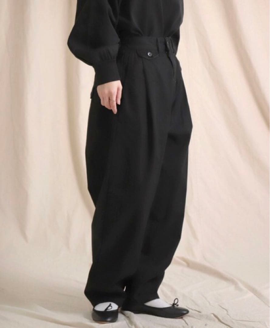 新品未使用 Brocante ブロカント 高密度ツイル アンプリッセトラウザー