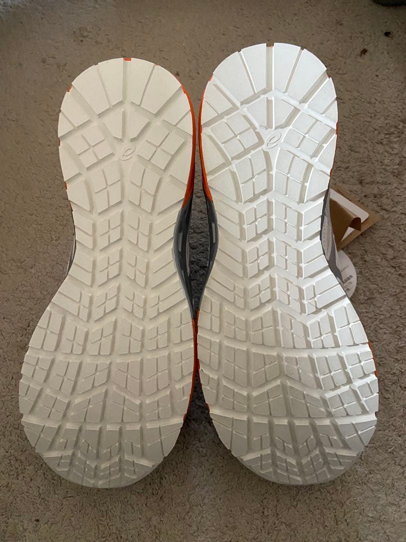 ASICS ハイカット安全靴 ホワイト/オレンジ