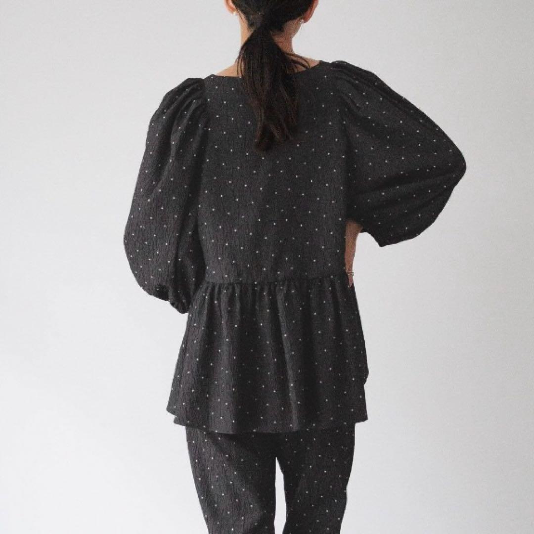 【新品未使用】LOWRYS FARM dayme ジャガードブラウス