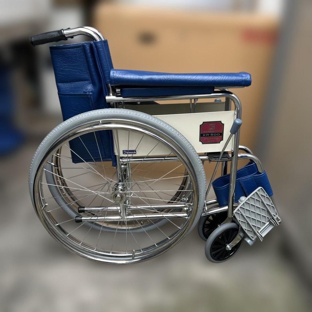 良品　カワムラサイクル　自走式車椅子　KR500 介護用品　折り畳み