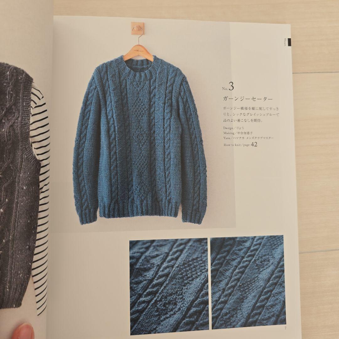 ベーシックなメンズニット