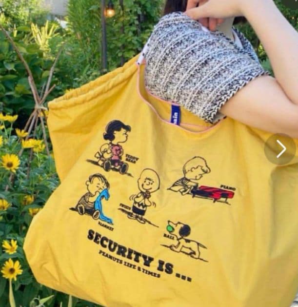 【未使用】ボールアンドチェーン スヌーピー 西宮阪急 Mサイズ イエロー