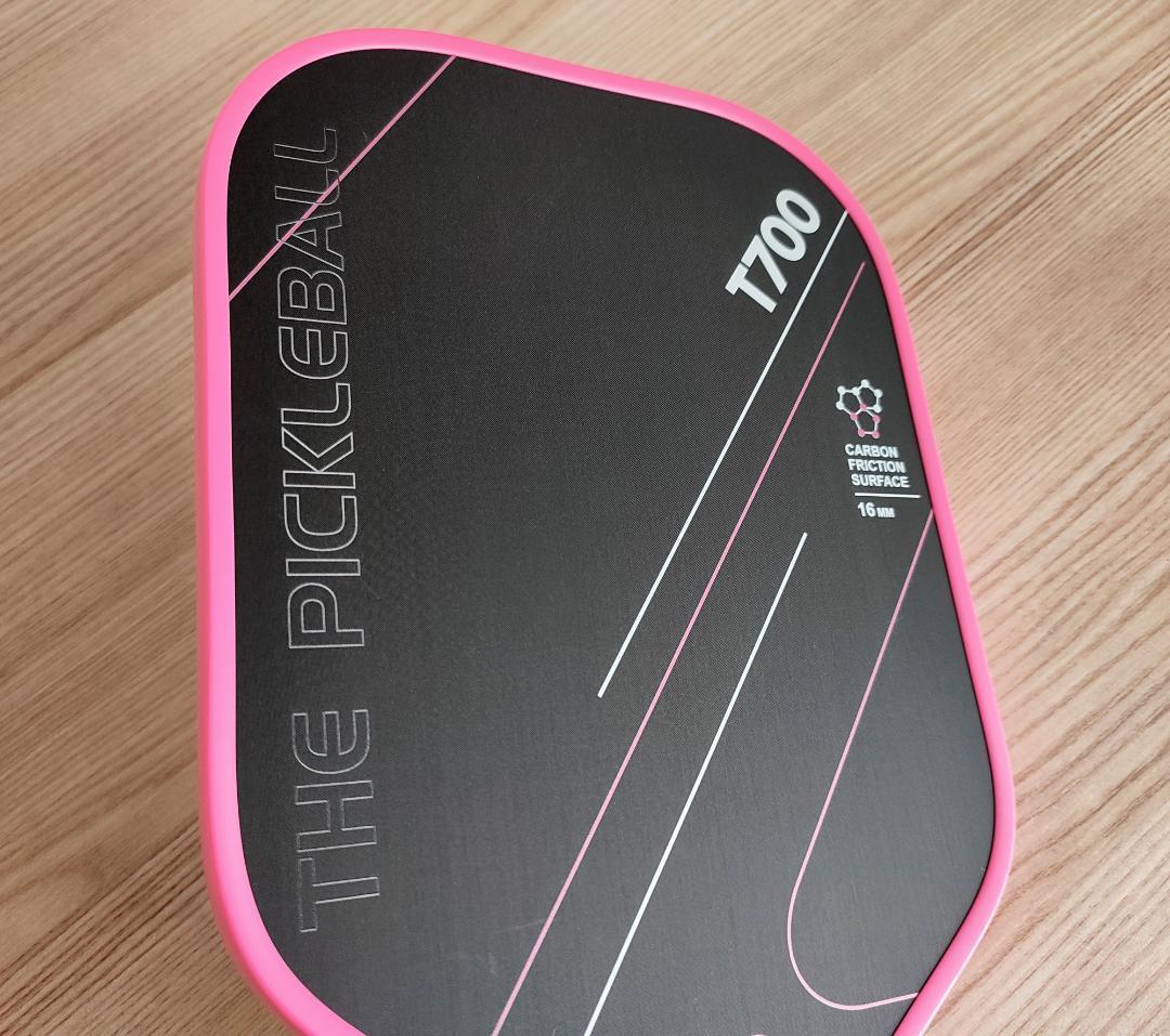 2個セット ピックルボール パドル T700生カーボン ピンク 緑色 カバー付き