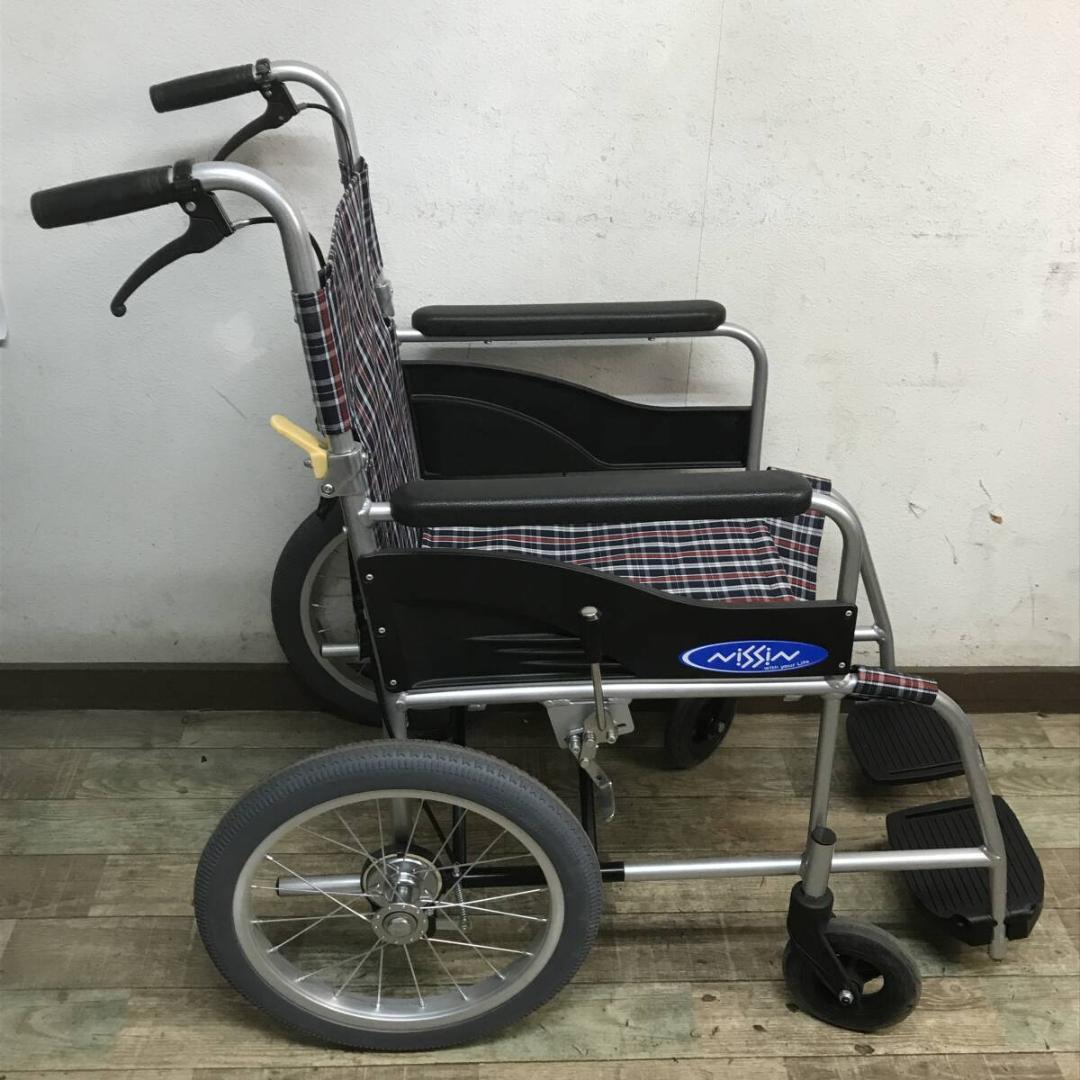 NISSIN NEO - 2 介助式 折りたたみ 車椅子 介護用品 軽量