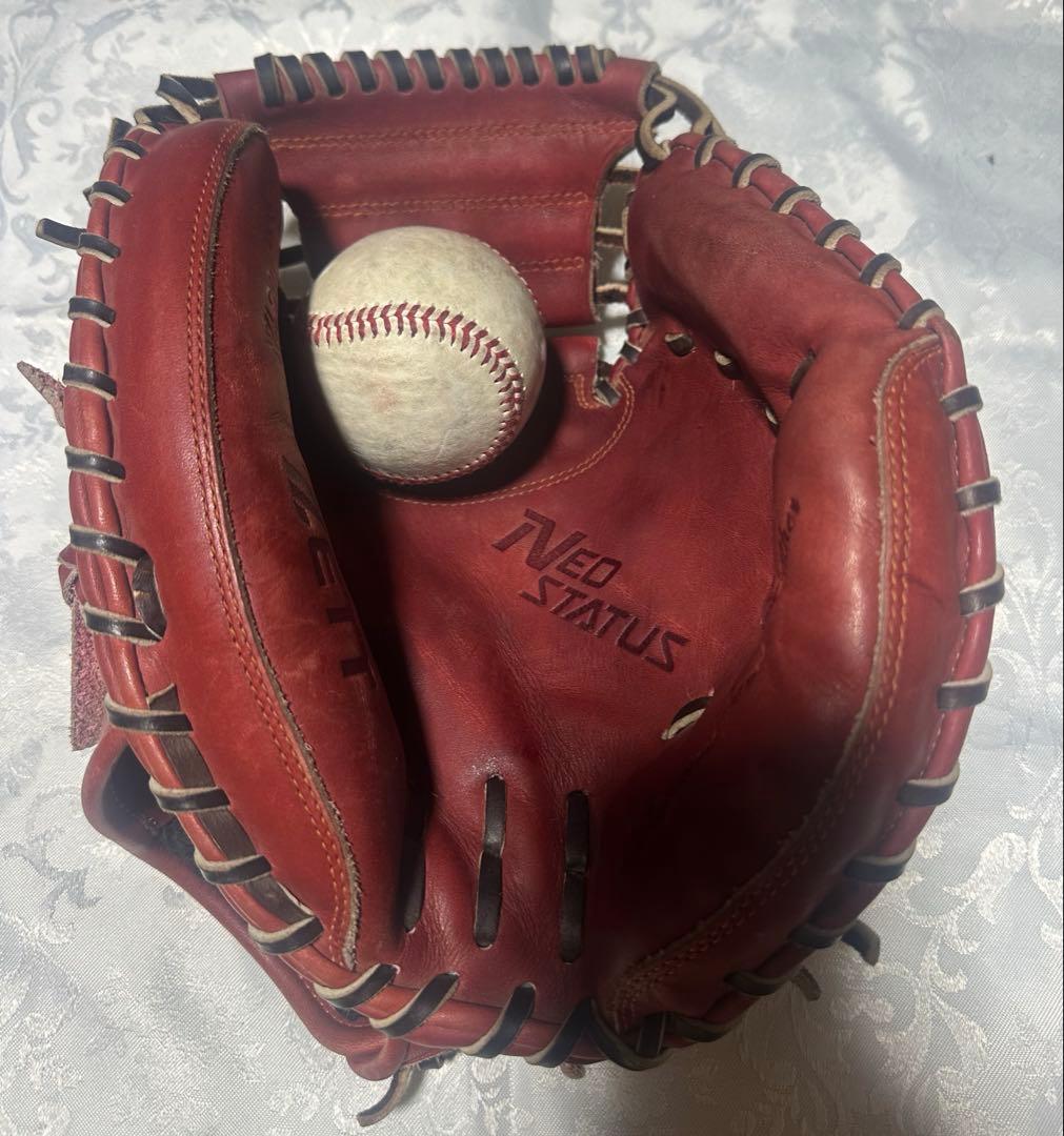 ZETTネオステータス　少年軟式キャッチャーミット