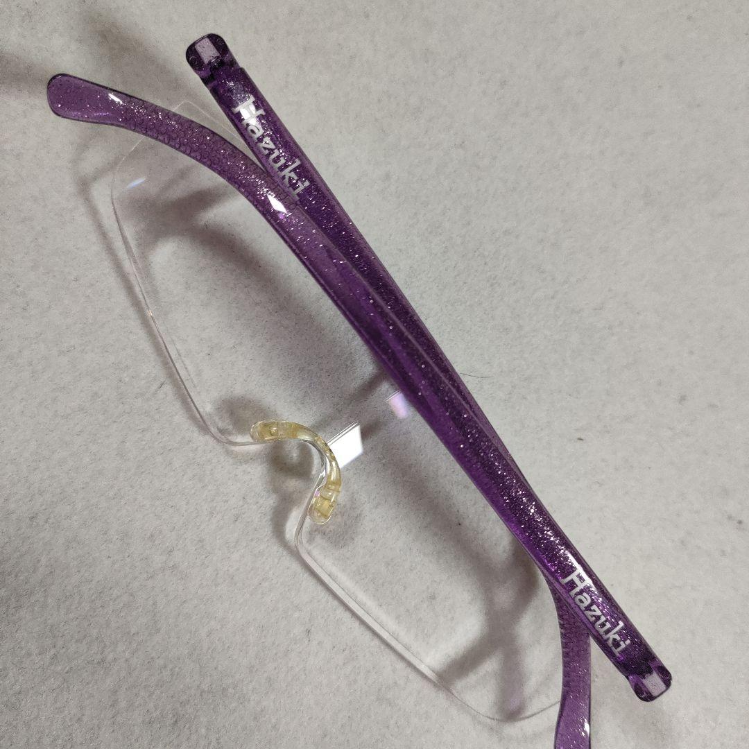 204 超美品　ハズキルーペ　拡大鏡　ルーペ　1.6X 紫