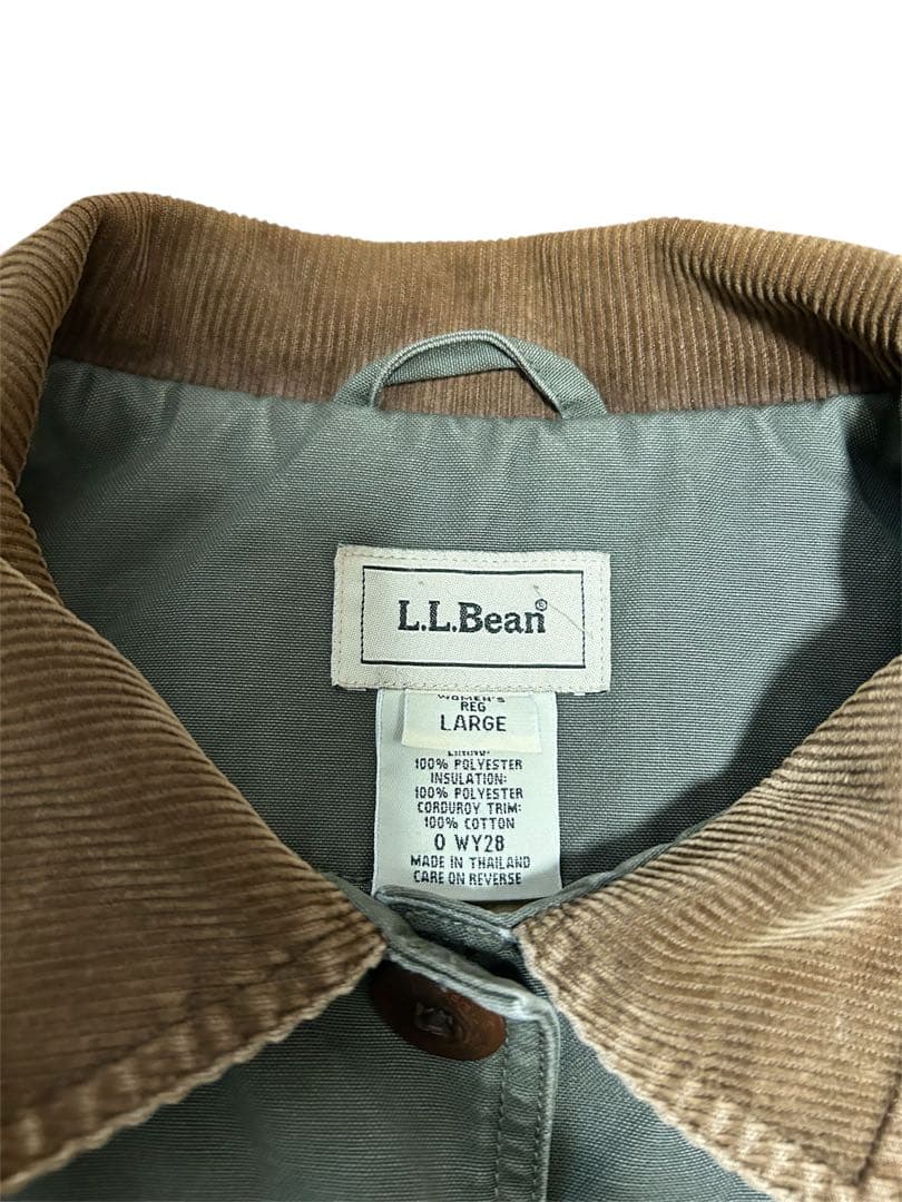 L.L.Bean ハンティングジャケット　中綿　キルティング　コーデュロイ