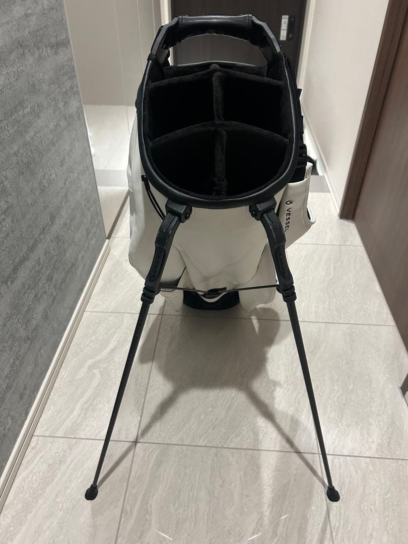 Vessel ホワイト キャディバッグ