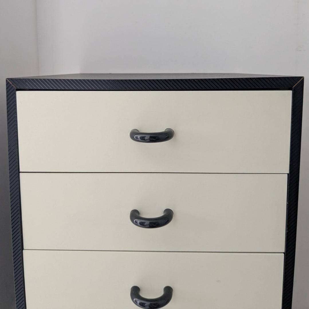 ビンテージ レトロ ポップ キャビネット 引き出し 5段チェスト スペースエイジ