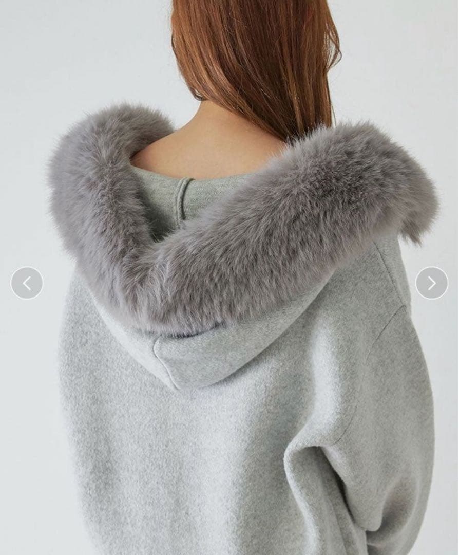 【USAGI ONLINE限定】ファーフードパーカーサイズ0