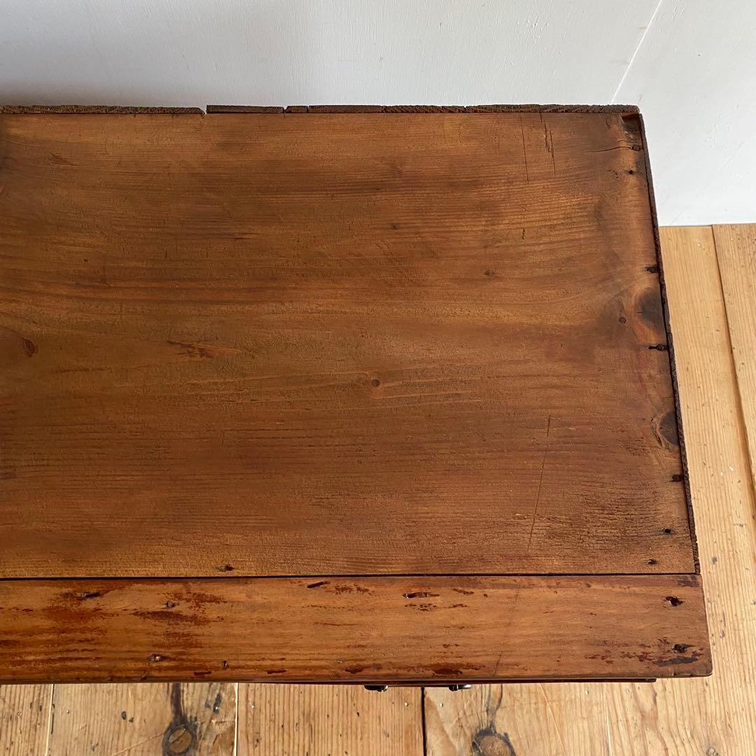 アンティーク ガラス戸 チェスト ローボード テレビ台 レトロ 無垢材 z963