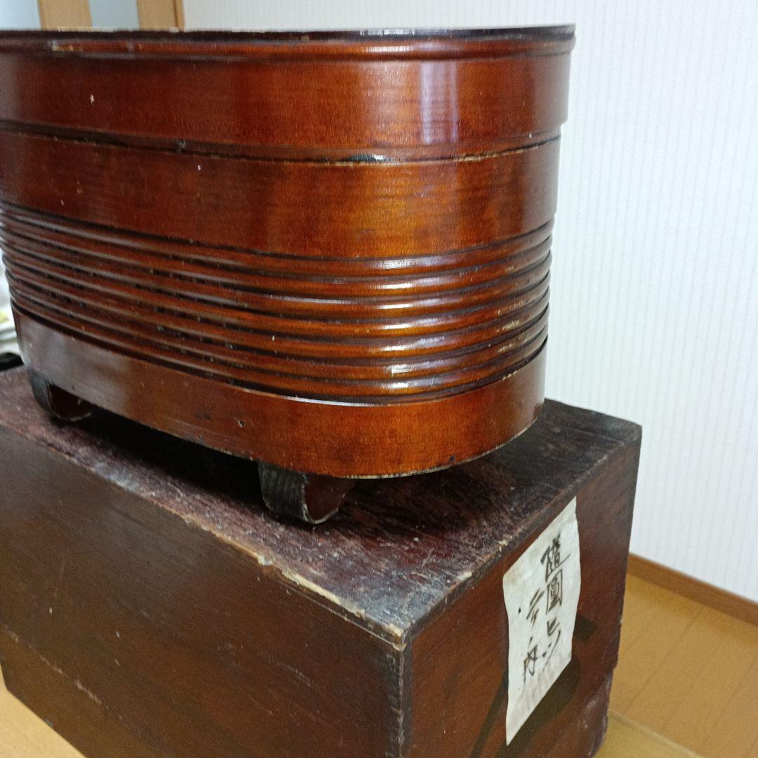 アンティーク　木製おひつ　木箱入り