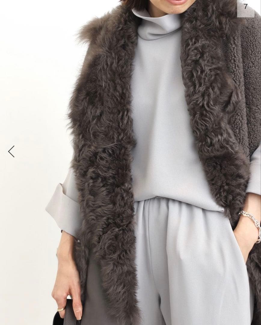 ★新品未使用★ 【BLANCHA/ブランカ】 MOUTON VEST