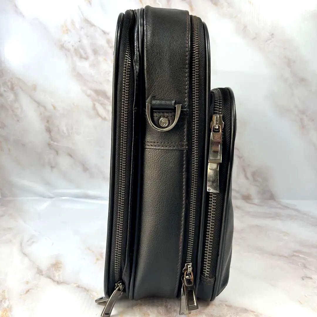 Samsonite サムソナイト ビジネスバッグ ブラック レザー 2way
