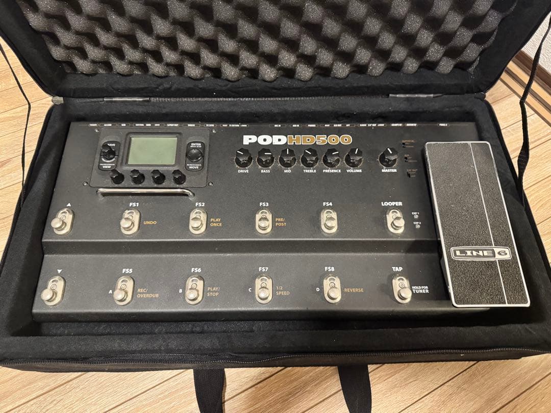 LINE6 POD HD500 SKBセミハードケース付き