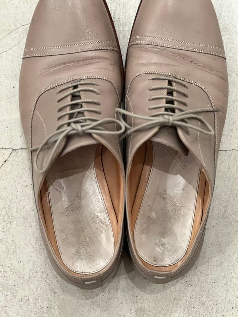 マルジェラ 22 レザーシューズ　希少グレージュ　サイズ42