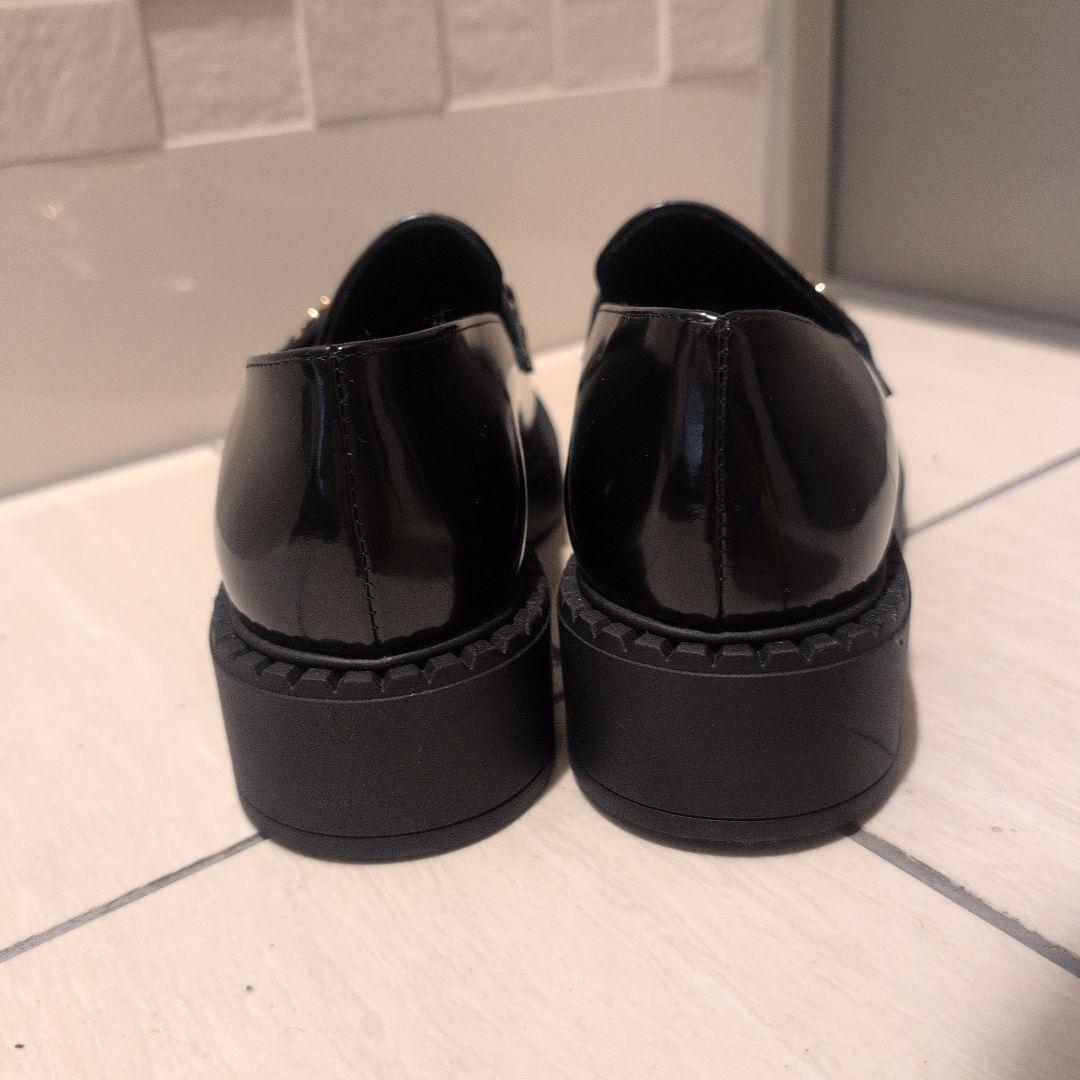 新品FABIO RUSCONIファビオルスコーニ☆37サイズビットローファー革靴