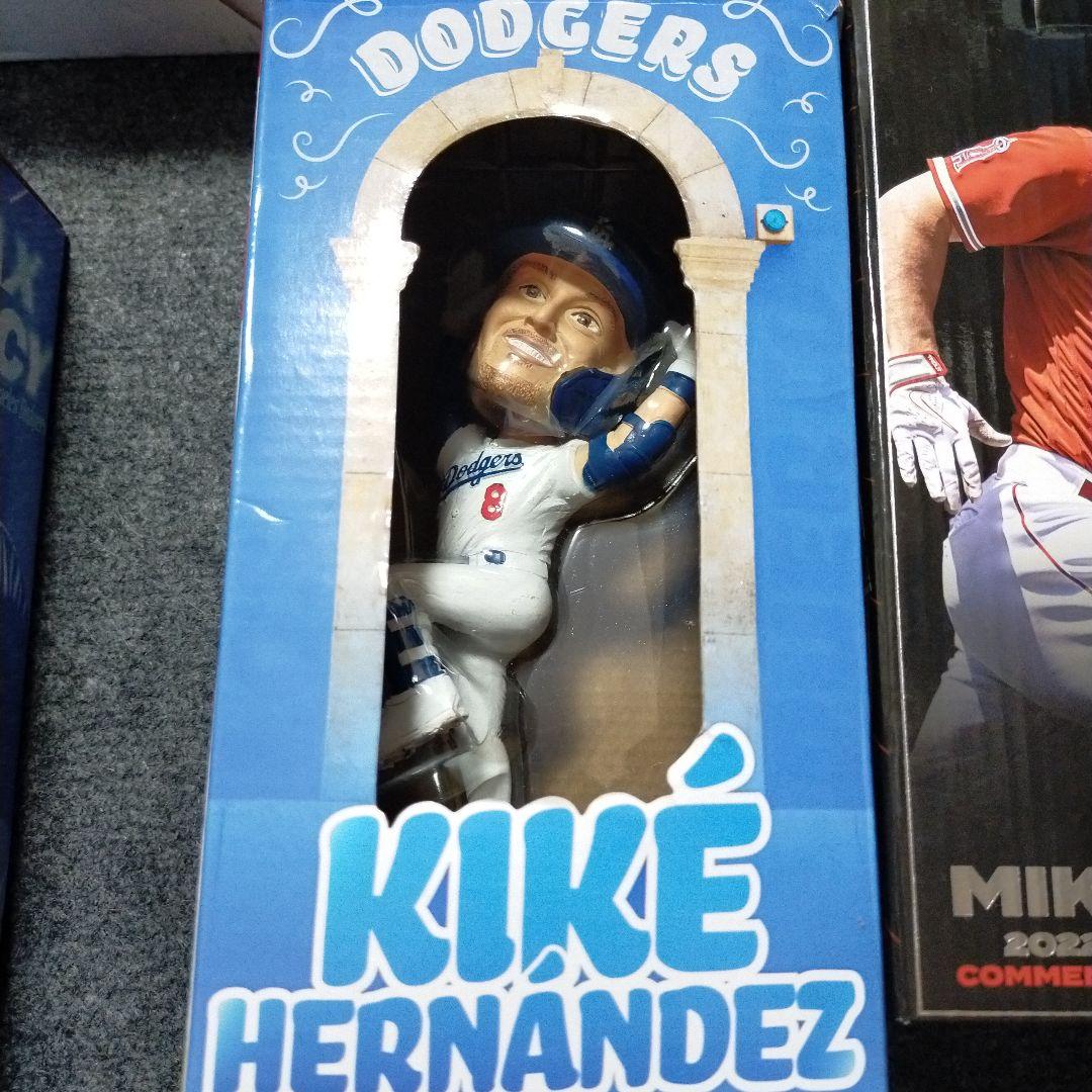 新品未使用品 ドジャース ボブルヘッド人形2体 キケヘンナンデス 球場配布品