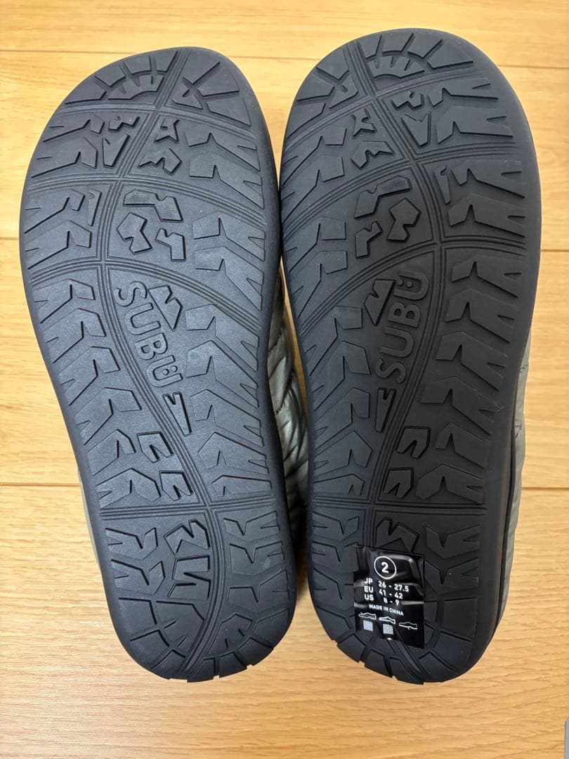 新品未使用　SUBU ×FRAGMENT × NANGA カーキ　サイズ2