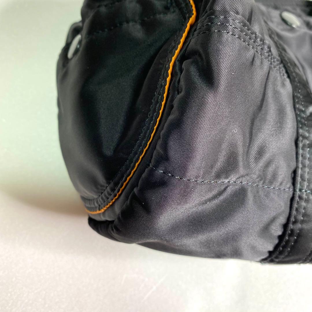 美品✨Porter タンカー ミニボストン バック 黒 ナイロン ドラムバック