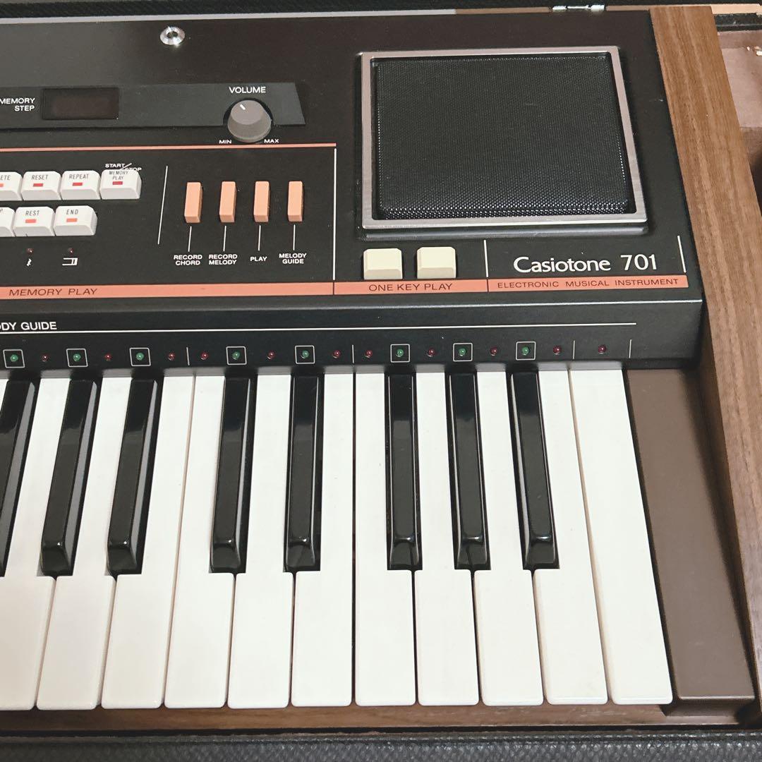 【動作OK】　CASIO Casiotone701 電子ピアノ　ビンテージ
