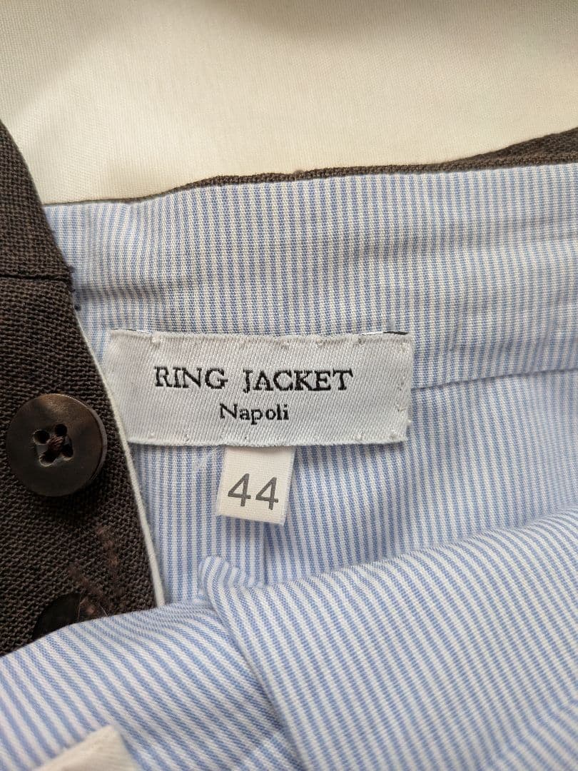 ring jacket napoli 44 スラックス ブラウン