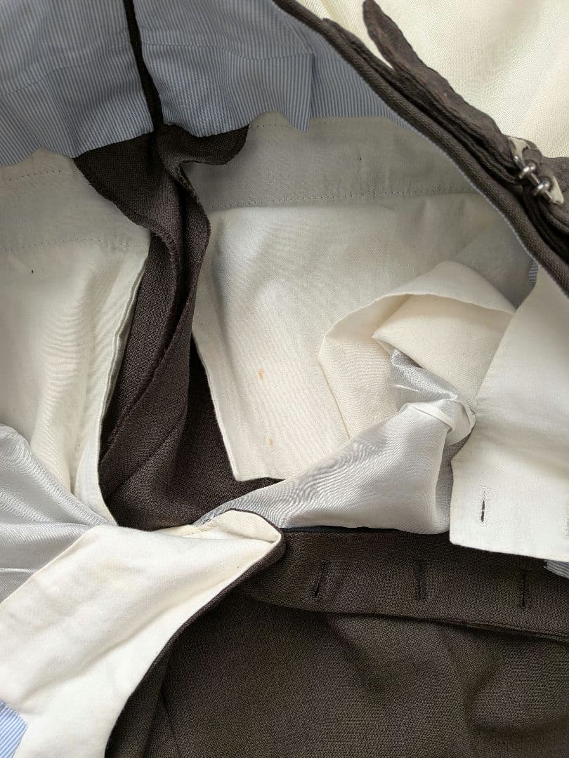 ring jacket napoli 44 スラックス ブラウン