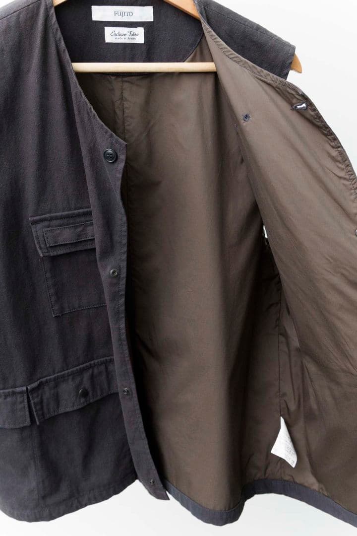 FUJITOハンティングベスト ネイビー