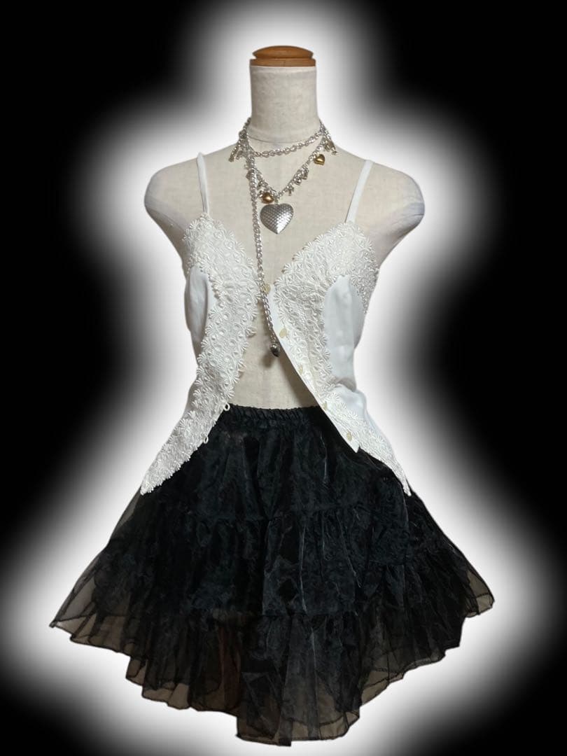 レア90sヴィンテージレースキャミコルセットy2kフェアリーグランジバレエコア